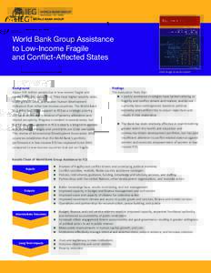 World Bank Group Assistance to Low-Income Fragile and Conflict-Affected States Click image to access report  Background