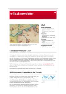 e-lib.ch | 4. Jahrgang | Inhalt Digitale Sammlungen e-rara.ch: neue Inhalte und optimierte Website