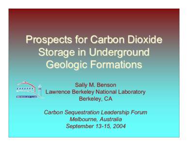 Carbon sequestration / Carbon dioxide / Business / Natural gas storage / Risk management / Air trapping / Risk / Carbon capture and storage / Actuarial science / Management / Ethics