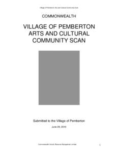 Pemberton Cultural Scan Final Report June 29