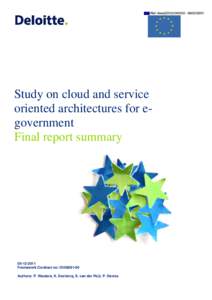 Ref. Ref.Ares[removed]Ares[removed][removed]2011  Study on cloud and service