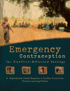 Emergency  C o nt r a c e p t i o n for Conflict-Affected Settings