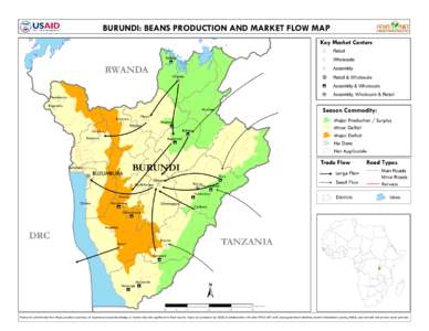 Subdivisions of Burundi / Communes of Burundi / Index of Burundi-related articles / Kayanza / Cankuzo / Mwaro / Muramvya / Kirundo / Ruyigi / Geography of Burundi / Burundi / Africa