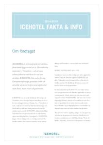 Microsoft Word - Fakta & Info_Om företaget