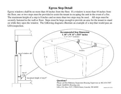 Attachment 11 Egress Step Detail