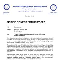 Microsoft Word - ALDOT Notice of Need_TMC Ops_STATEWIDE COMBINED_12_8_14