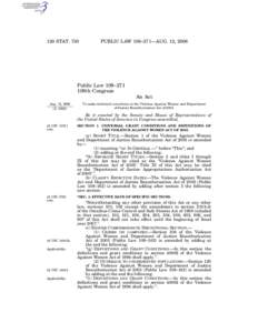 Violence Against Women Act / Crime / Ethics / Feminism / Sexual assault / Laws regarding rape / Assault / Debbie Smith Act / Office on Violence Against Women / Violence against women / Rape / Joe Biden