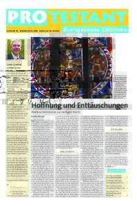 PRO TESTANT  Evangelische Einblicke Foto: Gerhard Schäfer  AUSGABE 34 · WEIHNACHTEN 2008 · BONN und die REGION