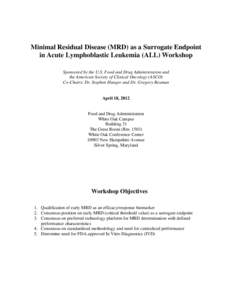 Microsoft Word - April 18  Final Briefing Document Minimal Residual Disease.doc