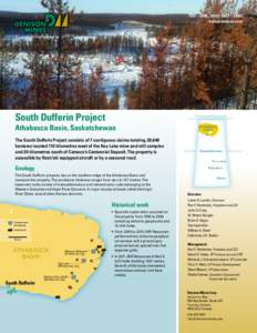 TSX – DML, NYSE MKT – DNN denisonmines.com A Lundin Group Company  South Dufferin Project