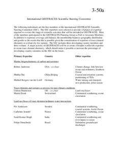 Microsoft Word - GEOTRACES SSC - Short List.doc