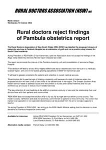 RDANSW applauds PMs announcement on new medical school in rural NSW