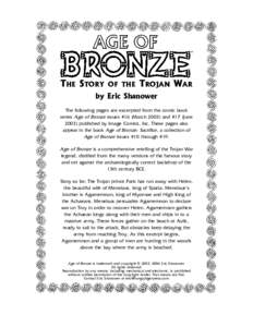 THE STORY  OF THE TROJAN WAR