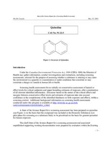 Microsoft Word[removed]Quinoline SOS Report[removed]doc