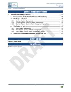 Interim Environmental Assessment (EA) Study Document April 2009