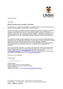 MMR vaccine controversy / Association of Commonwealth Universities / University of New South Wales / Vaccines