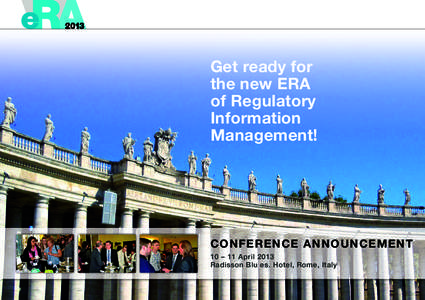 Get ready for the new ERA of Regulatory Information Management!
