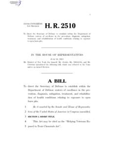 I  113TH CONGRESS 1ST SESSION  H. R. 2510