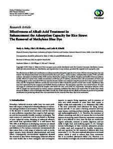 Hindawi Publishing Corporation ISRN Physical Chemistry Volume 2013, Article ID[removed], 15 pages http://dx.doi.org[removed][removed]Research Article