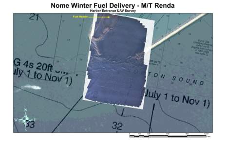 Nome Winter Fuel Delivery - M/T Renda Harbor Entrance UAV Survey .  e