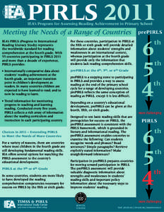 Applied linguistics / Progress in International Reading Literacy Study / Trends in International Mathematics and Science Study / Literacy / DIBELS / STAR / Reading / Education / Linguistics