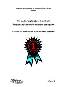 Le Musée des sciences et de la technologie du Canada présente Un guide d’exploration virtuelle du Panthéon canadien des sciences et du génie