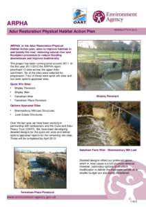 ARPHA Adur Restoration Physical Habitat Action Plan