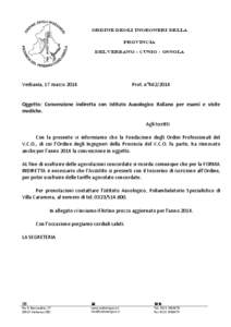 Ordine degli Ingegneri della Provincia del Verbano – Cusio - Ossola Verbania, 17 marzo 2014