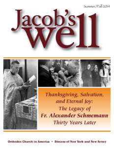 Summer/FallThanksgiving, Salvation, and Eternal Joy: The Legacy of