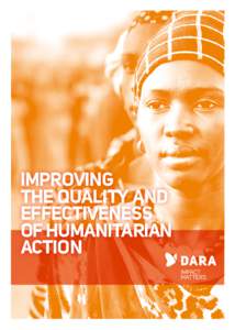 IMPROVING THE QUALITY AND EFFECTIVENESS OF HUMANITARIAN ACTION