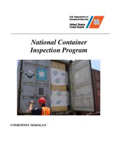 National Container Inspection Program COMDTINST M16616.11C  Commandant