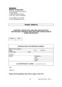 Microsoft Word - Trade credits.doc