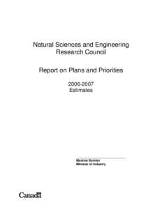 Research / Natural Resources Canada / Natural Sciences and Engineering Research Council / Education in Canada / Social Sciences and Humanities Research Council / Year of birth missing / Canada Research Chair / Suzanne Fortier / National Research Council / Industry Canada / Government / Higher education in Canada