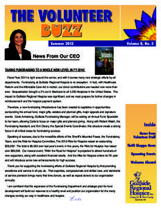 The Volunteer Buzz Summer 2013 Volume 8, No. 3