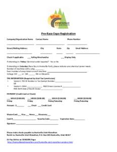 Microsoft Word - Hunstville-Marathon-Pre-Race-Expo-Registration-Form