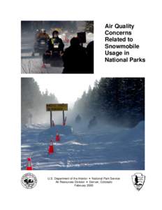 Air Quality Concerns Related to Snowmobile Usage in National Parks