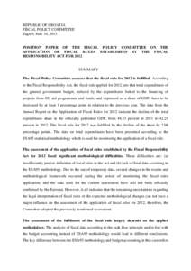Fiscal Policy Committee-position paper - June 10