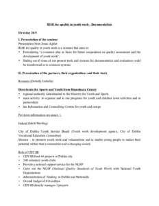 Youth service / Informal learning / Youth participation / Quality assurance / Human development / UK Youth / Community education / Youth / Youth rights / Youth work