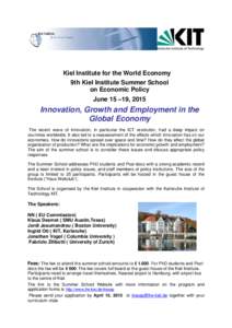 University of Kiel / Germany / Fabrizio Zilibotti / Leibniz-Institut für Festkörper- und Werkstoffforschung / Kiel / Karlsruhe / States of Germany / Kiel Institute for the World Economy / Leibniz-Gemeinschaft