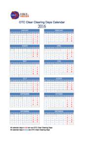 OTC Clear Clearing Days Calendar[removed]JANUARY M