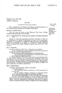PUBLIC LAW[removed]—MAR. 6, [removed]STAT. 21 Public Law[removed]105th Congress