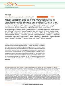 ARTICLE Received 29 Jul 2014 | Accepted 25 Nov 2014 | Published 19 Jan 2015 DOI: ncomms6969  OPEN