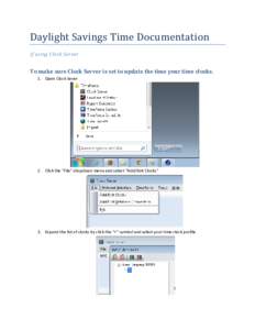 Microsoft Word - Daylight Savings Time Documentation - If using Clock Server_Edit01.docx