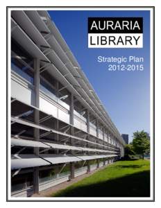 Strategic Plan[removed]  TABLE OF CONTENTS