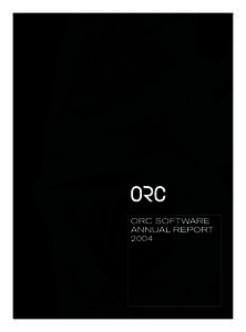 ORC SOFTWARE ANNUAL REPORT 2004 1