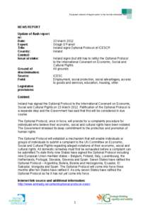 Law / Optional Protocol to the International Covenant on Economic /  Social and Cultural Rights / Economic /  social and cultural rights / International Covenant on Economic /  Social and Cultural Rights / Human rights / Human rights in Madagascar / Human rights in Iceland / Human rights instruments / International relations / International law