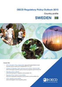 OECD Regulatory Policy Outlook 2015 Country profile SWEDEN  Access links