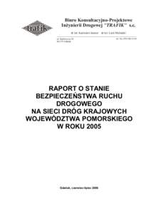 Microsoft Word - Raport brd dla GDDKiA Gdansk za 2005 rok-kjdoc