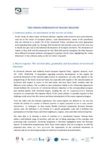 Politics of Europe / Structural Funds and Cohesion Fund / Region / Multi-level governance / Alpine Space Programme / Assembly of European Regions / Europe / European Union / Interreg