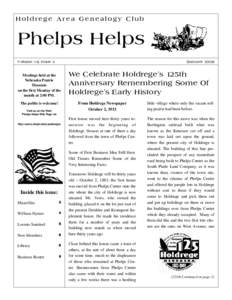 Phelps County /  Nebraska / Phelps / Tom Carlson / Nebraska / Geography of the United States / Holdrege